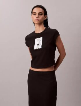 Kate Moss Grafik-Baby-T-Shirt Kate Moss Grafik-Baby-T-Shirt