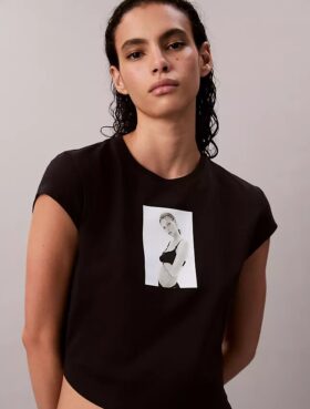 Kate Moss Grafik-Baby-T-Shirt Kate Moss Grafik-Baby-T-Shirt