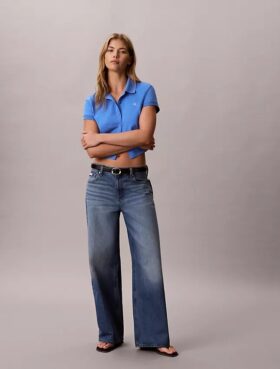 Kühlendes, kurzes Jersey-Poloshirt