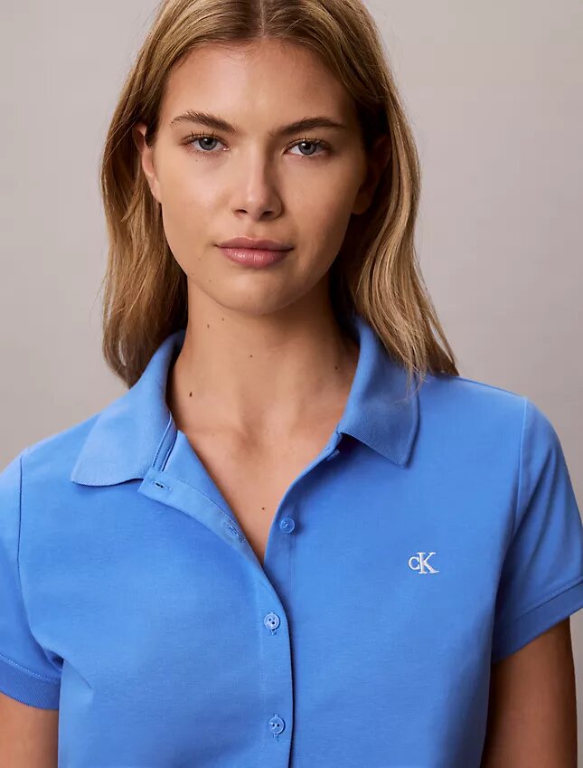 Kühlendes, kurzes Jersey-Poloshirt Kühlendes, kurzes Jersey-Poloshirt
