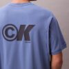 Kühlendes Piqué-T-Shirt mit Logo-Grafik in lockerer Passform
