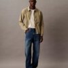 Klassische Hemdjacke aus Baumwollmischung mit Reißverschluss Klassische Hemdjacke aus Baumwollmischung mit Reißverschluss