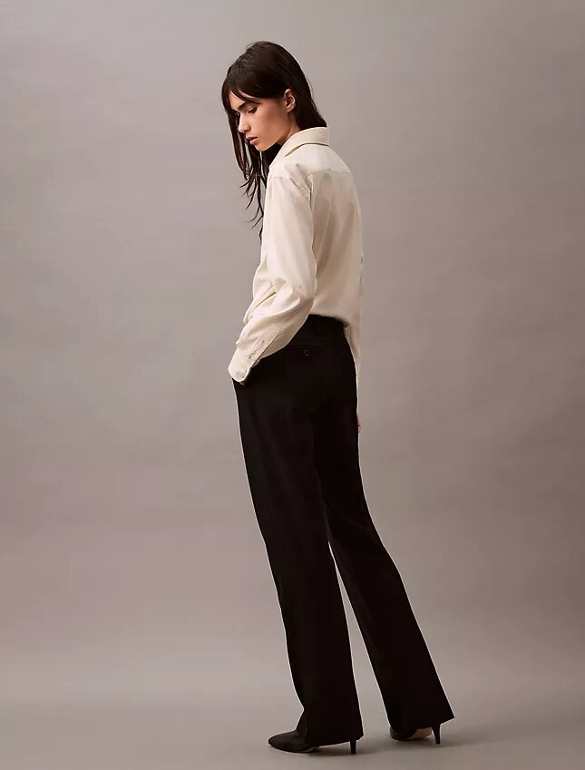 Klassische Hose aus Wollgabardine Klassische Hose aus Wollgabardine