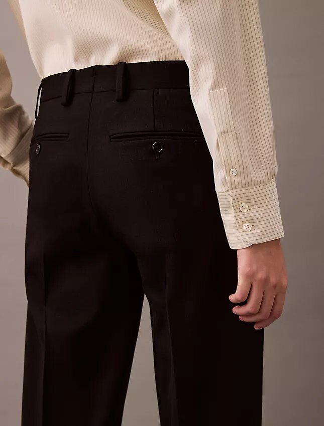 Klassische Hose aus Wollgabardine Klassische Hose aus Wollgabardine