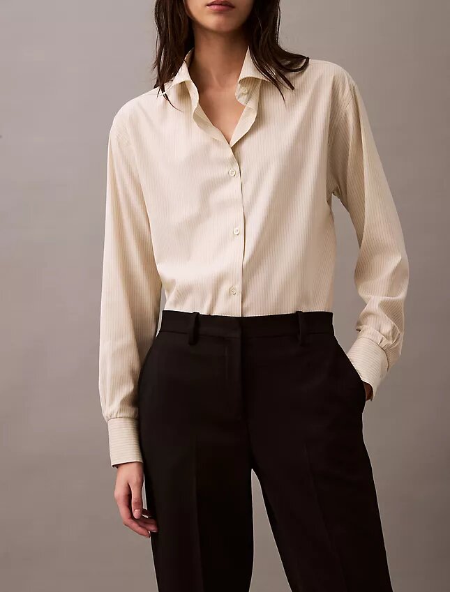 Klassische Hose aus Wollgabardine Klassische Hose aus Wollgabardine