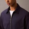 Klassische Reißverschluss-Hemdjacke aus Baumwollmischung Klassische Reißverschluss-Hemdjacke aus Baumwollmischung