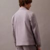 Klassische Reißverschluss-Hemdjacke aus Baumwollmischung Klassische Reißverschluss-Hemdjacke aus Baumwollmischung