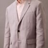 Klassischer Blazer aus Leinenmischung Klassischer Blazer aus Leinenmischung