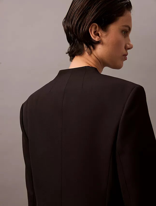 Klassischer Crêpe-Blazer Klassischer Crêpe-Blazer