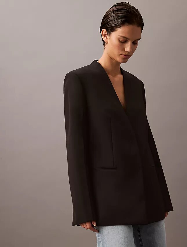 Klassischer Crêpe-Blazer Klassischer Crêpe-Blazer