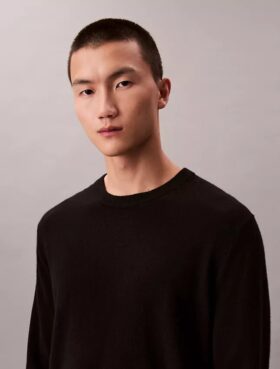 Klassischer Kaschmir-Pullover mit Rundhalsausschnitt