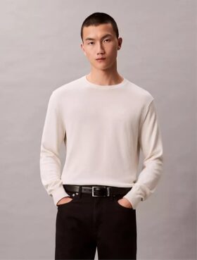 Klassischer Pullover aus Supima-Baumwolle