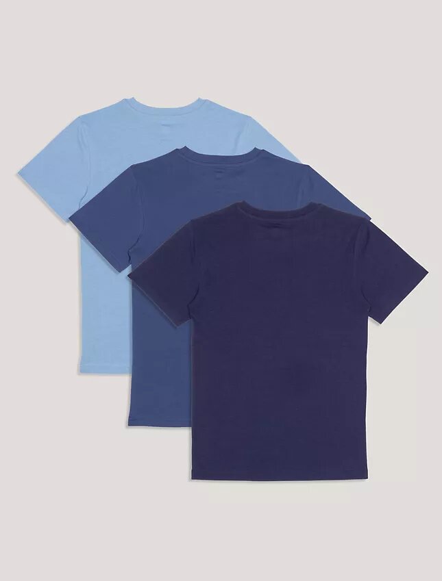 Klassisches 3er-Pack T-Shirts für Jungen Klassisches 3er-Pack T-Shirts für Jungen
