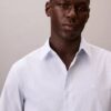 Klassisches Button-Down-Hemd aus gestreifter Cotton Stretch-Baumwolle Klassisches Button-Down-Hemd aus gestreifter Cotton Stretch-Baumwolle