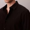 Klassisches Button-Down-Hemd aus Leinen und Baumwolle Klassisches Button-Down-Hemd aus Leinen und Baumwolle