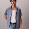 Klassisches Chambray-Hemd mit Knopfleiste Klassisches Chambray-Hemd mit Knopfleiste