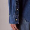 Klassisches Denim-Hemd mit Knopfleiste