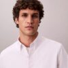 Klassisches Oxford-Hemd aus Cotton Stretch mit Streifen und Button-Down-Kragen