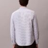 Klassisches Oxford-Hemd aus Cotton Stretch mit Streifen und Button-Down-Kragen