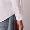 Klassisches Oxford-Hemd aus Cotton Stretch mit Streifen und Button-Down-Kragen