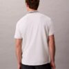 Klassisches Polohemd mit Monogram und Piqué-Einsätzen