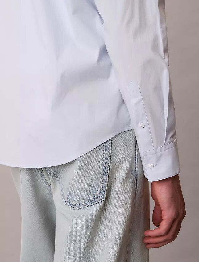 Klassisches Stretch-Hemd mit Knopfleiste Klassisches Stretch-Hemd mit Knopfleiste