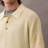 Klassisches Sweater-Poloshirt aus Leinenmischung