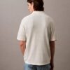 Klassisches Sweater-Poloshirt aus Leinenmischung