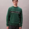 Klassisches Sweatshirt mit Fleece-Streifen Klassisches Sweatshirt mit Fleece-Streifen