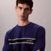 Klassisches Sweatshirt mit Fleece-Streifen Klassisches Sweatshirt mit Fleece-Streifen