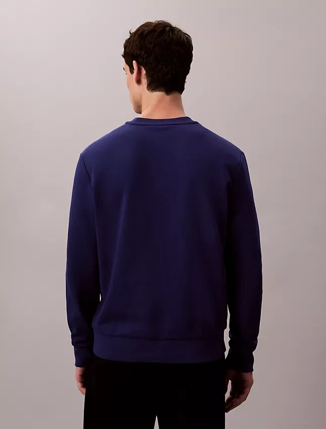 Klassisches Sweatshirt mit Fleece-Streifen Klassisches Sweatshirt mit Fleece-Streifen