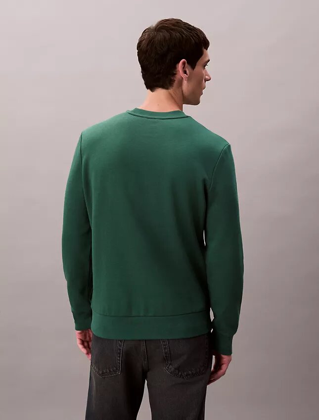 Klassisches Sweatshirt mit Fleece-Streifen Klassisches Sweatshirt mit Fleece-Streifen