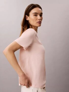 Klassisches T-Shirt mit auffälligem Logo-Aufdruck