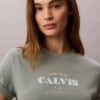 Klassisches T-Shirt mit auffälligem Logo-Aufdruck