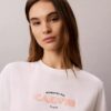 Klassisches T-Shirt mit auffälligem Logo-Aufdruck