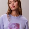 Klassisches T-Shirt mit Blumen-Logo-Grafik Klassisches T-Shirt mit Blumen-Logo-Grafik