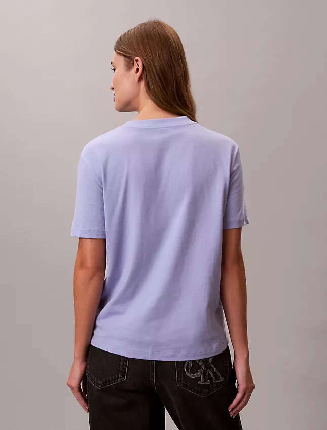 Klassisches T-Shirt mit Blumen-Logo-Grafik Klassisches T-Shirt mit Blumen-Logo-Grafik