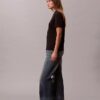Klassisches T-Shirt mit Blumen-Logo-Grafik Klassisches T-Shirt mit Blumen-Logo-Grafik