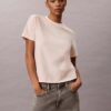 Klassisches T-Shirt mit Blumenprint