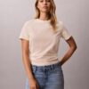 Klassisches T-Shirt mit Blumenprint