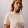 Klassisches T-Shirt mit Blumenprint