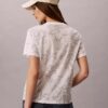 Klassisches T-Shirt mit Blumenprint