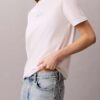 Klassisches T-Shirt mit Calvin-Schriftzug Klassisches T-Shirt mit Calvin-Schriftzug