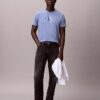 Klassisches T-Shirt mit doppeltem Monogram-Print Klassisches T-Shirt mit doppeltem Monogram-Print