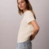 Klassisches T-Shirt mit durchgängigem, verblasstem Monogram