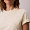 Klassisches T-Shirt mit durchgängigem, verblasstem Monogram