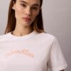 Klassisches T-Shirt mit Filz-Logo-Grafik