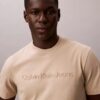 Klassisches T-Shirt mit geprägtem Logo