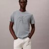 Klassisches T-Shirt mit geprägtem Monogram