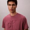 Klassisches T-Shirt mit geprägtem Monogram
